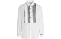 SAINT LAURENT Contrasting Lace detail Shirt