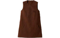 MIU MIU FW23 Sleeveless Dress Women's Cocoa Brown