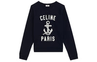 CELINE Sweatshirt Women's Marine Blue
