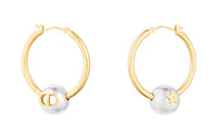 DIOR Earrings Women's Gold