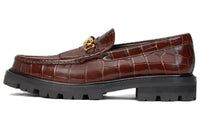 CELINE Triomphe Loafers Women's Dark Brown