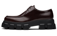 PRADA Monolith Men's Casual Shoes Men Low-Top Dark Brown