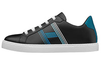 HERMES Avantage Skateboard Shoes Men Low-Top Black/Blue