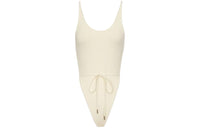 SAINT LAURENT Drawstring Backless Swimsuit