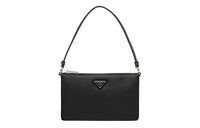 PRADA Leather Handbag Mini Women's Black