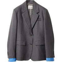 MIU MIU Single breasted Gabardine Blazer