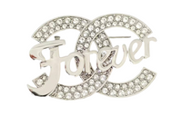 CHANEL Brooches Unisex Silver