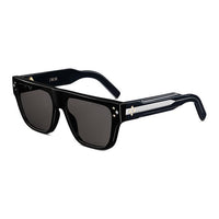 DIOR Acetate Irregular Shape Sunglasses Men's Black