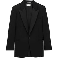 SAINT LAURENT Single Breasted Tuxedo Blazer