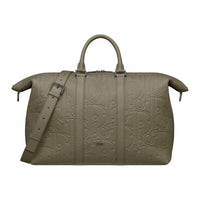 DIOR Grained Calfskin Travel Bag Men's Khaki