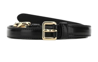 MIU MIU Metal Finish Pin Buckle Women's Width: 1.5cm