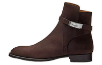 HERMES Ankle Boots Women's Brown