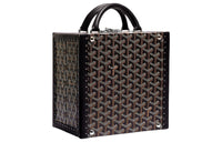 GOYARD Canvas With Leather Portable Pet Handbag Merch Unisex Black