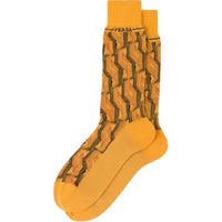 PRADA Mid-Calf Socks Men's 1 Pack Yellow