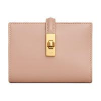 CELINE Calfskin Wallet Women's Soft Peach Powder