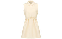 DIOR Quarterly New Products Sleeveless Dresses Women's Ecru