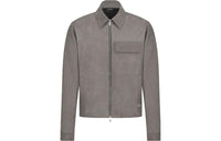 DIOR Leather Jackets Men Gray