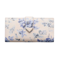 PRADA Saffiano Leather Wallet Tubas Women's Very Peri