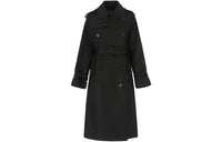 PRADA Double-Breasted Belted Long Sleeved Coat