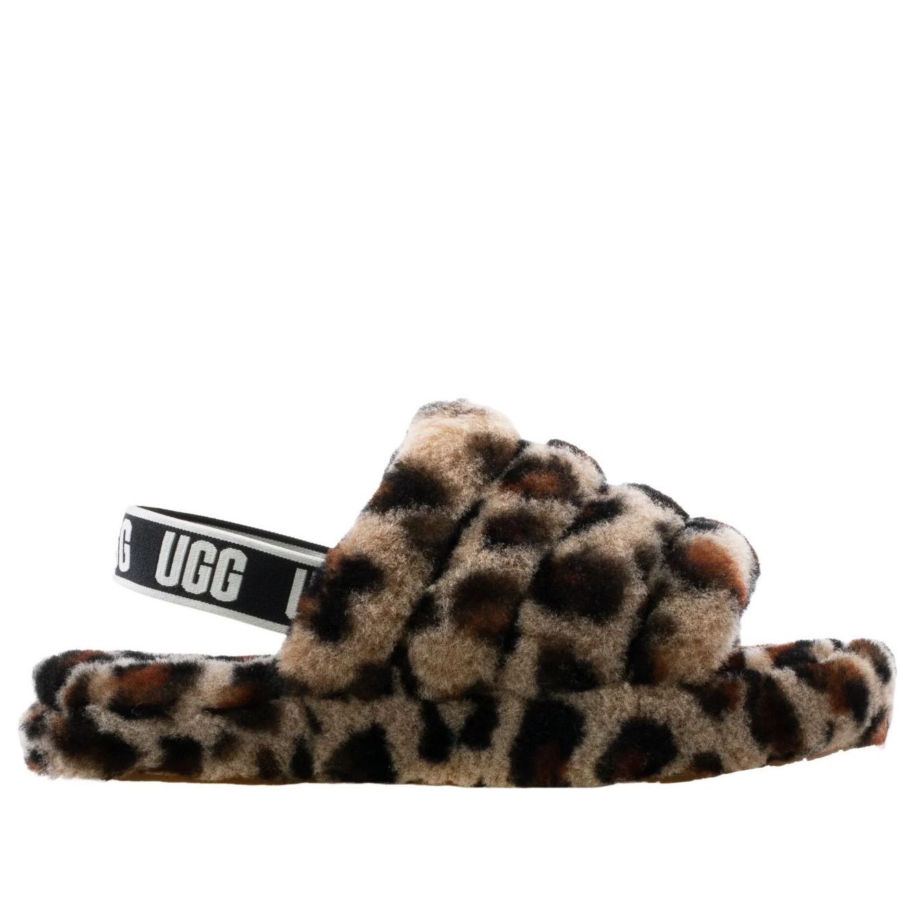 (PS) UGG Fluff Yeah Slide 'Leopard Amphora' 1110673K-AMP