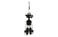 PRADA Silver Keychain Men's Black