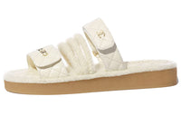 CHANEL Slide Slippers Women's Ivory White