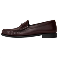 CELINE Luco Triomphe Loafers Men's Dark Brown