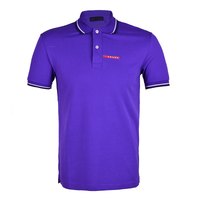 PRADA Polo Shirts Men Purple