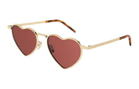 SAINT LAURENT Metal Irregular Shape Sunglasses Unisex