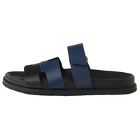HERMES Chypre Slide Slippers Men's Blue