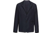 PRADA Triangle Logo Cotton Blazer