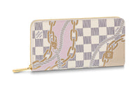 LOUIS VUITTON Canvas Coin Purses Wallets Medium Size Women's White