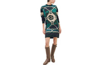 HERMES Long-Sleeved Dresses Women's Green