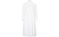 CELINE SS22 Long Sleeved Dress Women's White