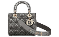 DIOR Cow Leather DaiFeng Bag One Shoulder Handbag Women's Bronze