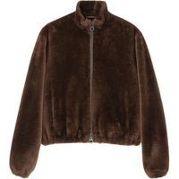 Loro Piana SS25 Velvet-feel Coat Women's Khaki