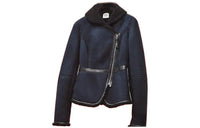 HERMES Parka Coats Women's Blue