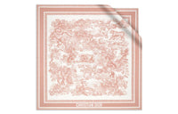 DIOR Silk Scarves Women's Ivory, Pink