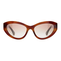 CHANEL Acetate Cat Eye Sunglasses Women's Tortoiseshell