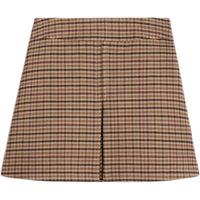CELINE FW24 Casual Short Skirts Women's Beige Black
