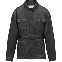 SAINT LAURENT Saharienne Button-Up Jacket