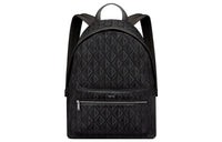 DIOR Canvas With Leather Backpack Regular Men's Black