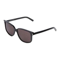 SAINT LAURENT Recycled Acetate Bio-Nylon Square Sunglasses Men's Black
