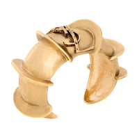 SAINT LAURENT Brass Bangles Women's Gold