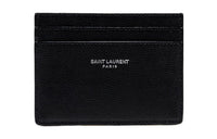 SAINT LAURENT Leather Card Holder Card Holder Men's Black