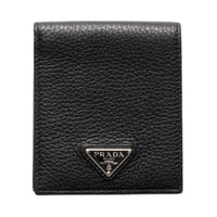 PRADA Leather Wallet Men's Black
