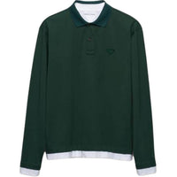 PRADA Polo Shirt Men's Fir Green