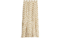 CELINE Sun-pleated Skirt In Crêpe De Chine