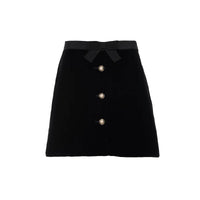 MIU MIU Casual Short Skirts Women's Black