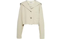 MIU MIU SS23 Cropped Coats Women's Khaki